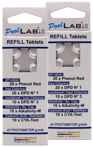 Refill Pack für PoolLAB - Inhalt 140 Tabletten von MediMuc