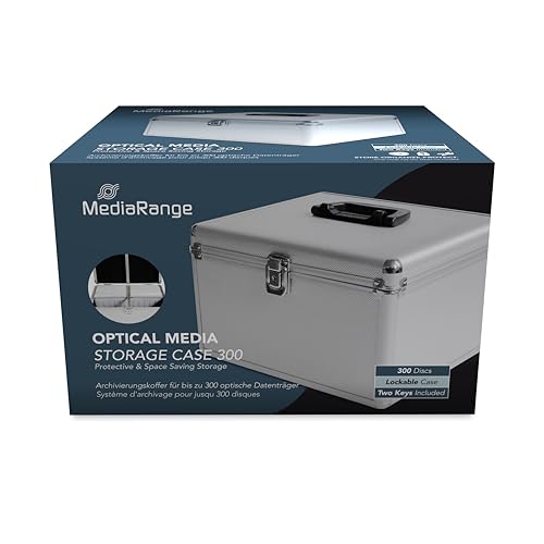 MediaRange Archivierungskoffer für 300 Discs, Aluminium-Optik, mit Einhängetaschen, silber MediaRange Archivierungskoffer für 300 Discs, Aluminium-Optik, mit Einhängetaschen, silber von MediaRange