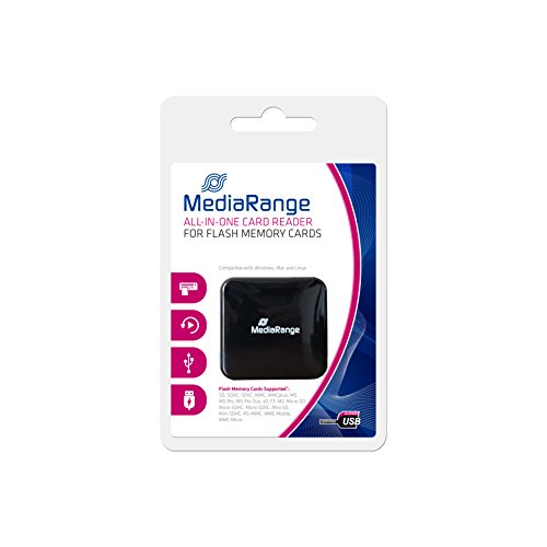 MediaRange MRCS501 USB 2.0 All-in-One Card Reader schwarz von MediaRange