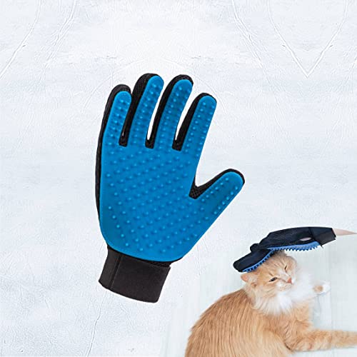 True Touch - Fellpflegehandschuh - Fellpflege für Katzen & Hunde - Tierhaarentfernung - Kurz & Langhaar - Massage-Handschuh für Tiere - Fell Bürste - Katzenhaarbürste - Hundebürste - Pferdebürste von Mediashop