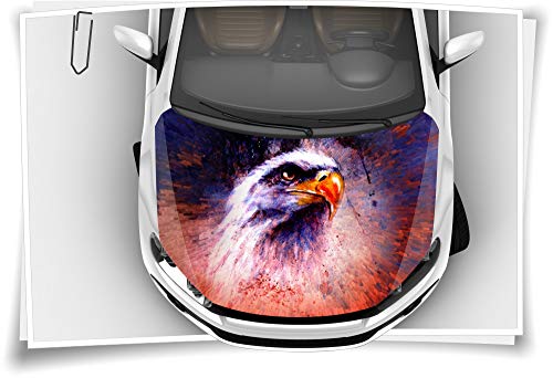 Adler USA Indianer Vogel Motorhaube Auto-Aufkleber Steinschlag-Schutz-Folie Airbrush Tuning Car-Wrapping Luftkanalfolie Digitaldruck Folierung von Medianlux