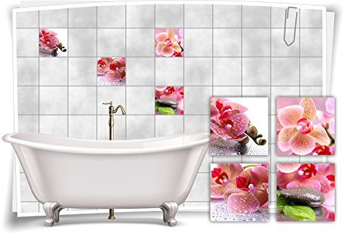 Medianlux Fliesenaufkleber Fliesenbild Blumen Orchidee SPA Wellness Wassertropfen Deko Bad Fliesen Badezimmer Dekoration, 15x15cm fp5p30q-57956 Medianlux Fliesenaufkleber Fliesenbild Blumen Orchidee SPA Wellness Wassertropfen Deko Bad Fliesen Badezimmer Dekoration, 15x15cm fp5p30q-57956 von Medianlux