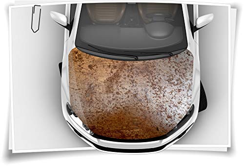 Medianlux Rost Blech Alt Verostet Stahl Motorhaube Auto-Aufkleber Steinschlag-Schutz-Folie Airbrush Tuning Car-Wrapping Luftkanalfolie Digitaldruck Folierung von Medianlux