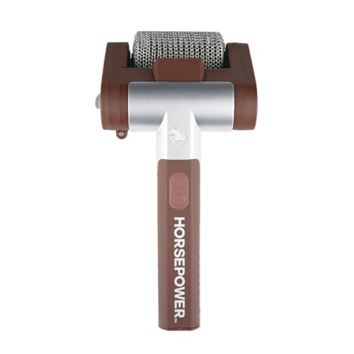 Horsepower GrillScrubber - Akku Grillreinigungsbürste - Elektrischer Grill-Reiniger - 2600 mAh Akku - LED-Licht - spülmaschinenfeste Walze - kabellos - für Gas-, Kohle- & Elektrogrill von Mediashop