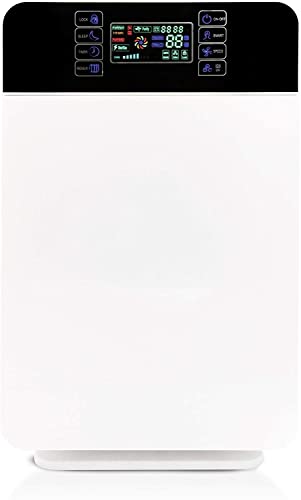 Livington AirPurifier - Luftreiniger bis zu 30m2 – Allergiker - gegen 99% Staub, Pollen, Tierhaare - Automatik-Funktion & Timer von Mediashop