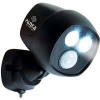 MediaShop Außen-Wandleuchte "Panta Safe Light", Leuchtmittel LED-Board  LED fest integriert, Set mit 2 Stück, 360 Grad drehbar, wetterbeständig, extrem hell von Mediashop