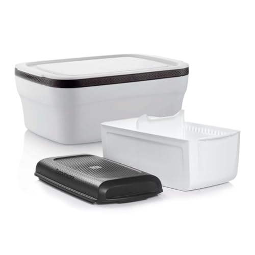 Tupperware BreadSmart & BreadSmart Large SET - Brotkasten inkl. praktischem Box-Trenner - BPA-Frei - Backwaren bleiben länger frisch - weniger Abfälle von Mediashop