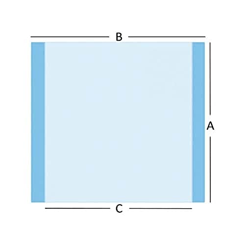 Mediberg Inzisions-Operationstuch mit Polyurethan-Träger, steril und zum Einmalgebrauch, wasserdicht und transparent, Größe 60 x 65 cm, Packung mit 50 verpackten Stücken von GIMA