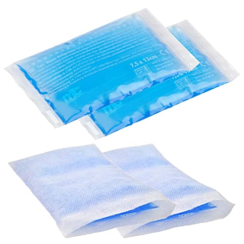 Medicalcorner24 2 x Kalt Warm Kompressen, Gel, mit 2 x Vliesstoffhüllen, 7,5 x 13 cm Medicalcorner24 2 x Kalt Warm Kompressen, Gel, mit 2 x Vliesstoffhüllen, 7,5 x 13 cm von Medicalcorner24