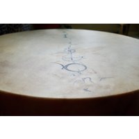 Pferdetrommel Symbole, Hochwertige Totem Trommel, Einzelanfertigung, Schamanentrommel Handbemalt, Oberton Trommel Pferde, Premium Rohhaut von MedicinedrumsShop