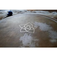 Venus Blume Pferde Trommel I Unikat Rohhaut Pferd Schamanen Handbemalt von MedicinedrumsShop