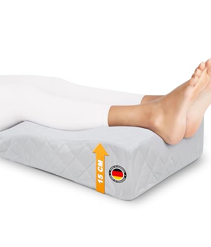 Medicline Venenkissen Beinkissen aus Komfortschaum – Ergonomische Beinhochlagerung für Entspannung & bessere Durchblutung – Atmungsaktiv, Lagerungskissen – Made in Germany von Medicline