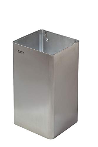 All Care 11065 Dutch Bins Edelstahl Offener Abfallbehälter, 65 Liter von Mediclinics