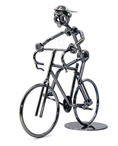 Medifier Metallskulptur Retro Classic Handmade Iron Bicycle einzigartige Metallkunstdekoration Ornamente für Fahrradliebhaber von Medifier