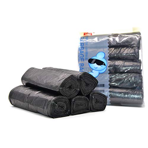 Aufbereiteter biologisch abbaubarer Plastikabfall-Beutel-Abfall-Taschen-Behälter-Taschen für Badezimmer-Küchen-Wohnzimmer 10Liter Abfall-Behälter-Schwarz-Farbe 200 Stücke/Satz von Medigy