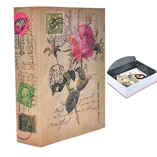 Geld-sichere Bücher Portable verstecktes sicheres Buch mit Kombinationsschloß für sicheres Geld-Speicher Größe L: 26.5 * 19.7 * 6.5cm - 10.5 * 7.8 * 2.6in von Medigy