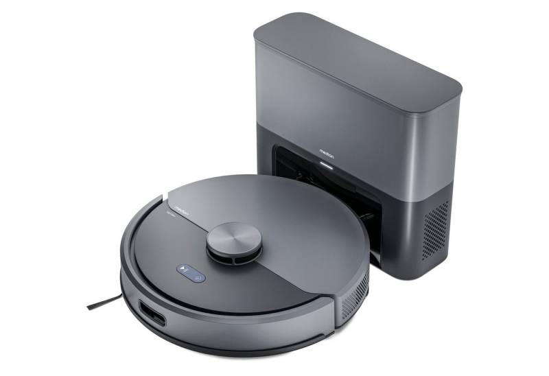 Medion® Saugroboter Smarter Saugroboter mit Wischfunktion und Absaugstation X22 SW+, X22SW+ von Medion®
