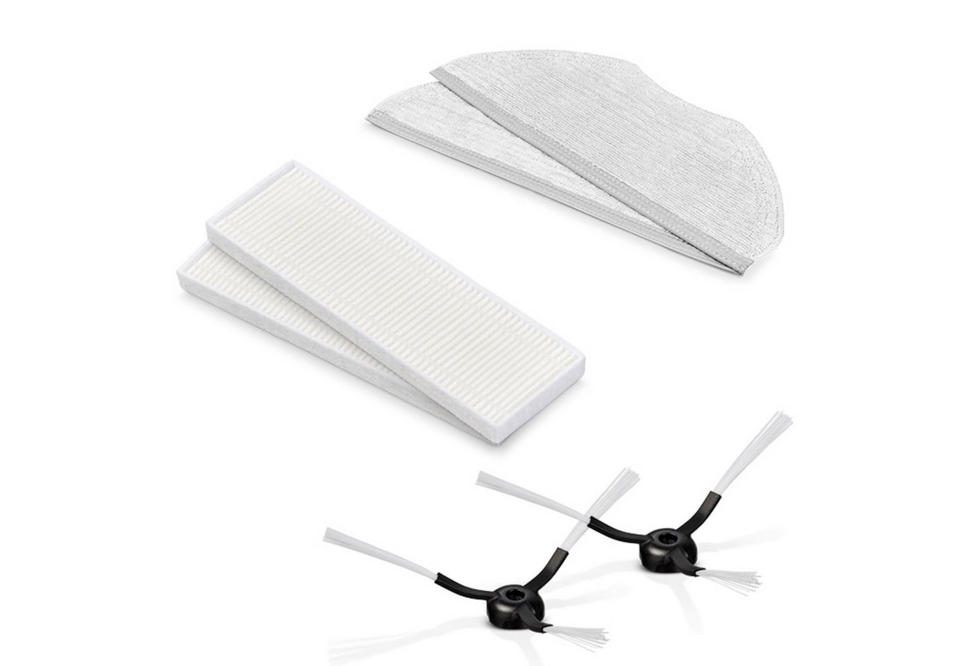 Medion® Saugroboter Zubehör-Set MEDION Saugroboter Zubehörset 2 MD 20040, (Packung, 1-tlg., 2x Wischmop,
	2x Filter (EPA12) von Medion®