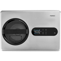 Medion Eismaschine "MD 12170, 2 L Kapazität, integrierter Kompressor, Smartphonesteuerung", 220 W, Herausnehmbarer Edelstahl-Eisbehälter, Sensor-Touch-LED-Display von Medion