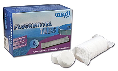 Flockmittel Tabs 1KG - Klarer Pool in kürzester Zeit von Medipool