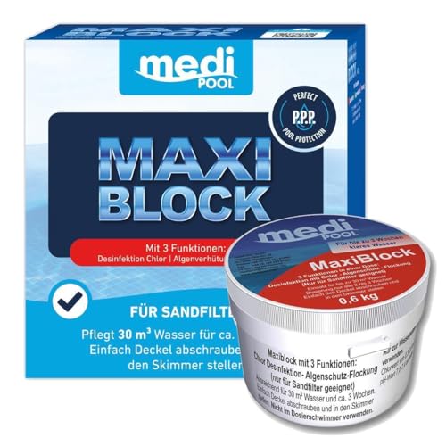 mediPOOL 3 in 1 Maxi Block 600 g von Medipool