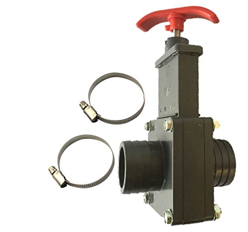 Medipool Absperrschieber PVC, 38mm + 2 STK. V2A Schellen von Medipool
