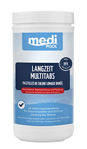 Medipool Chlor Multifunktionstabletten 1kg Langzeit MultiTabs 200g von Medipool