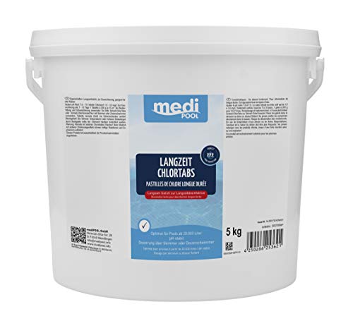 Langzeitchlortabletten, Langzeit ChlorTabs 200g, 5 KG, mediPOOL von Medipool