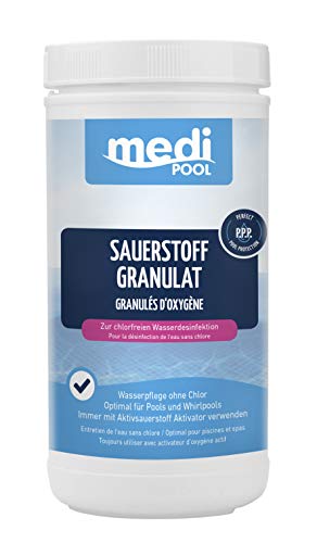 Medipool Schwimmbadpflege Sauerstoff Granulat, 1 kg von Medipool
