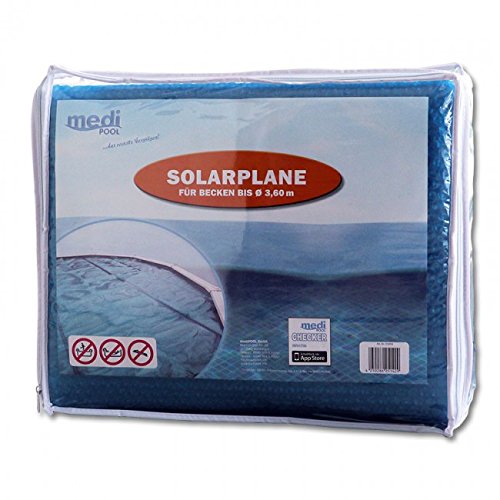 Medipool Solarplane für Schwimmbecken Ø 3,50m bis max. 3,60m von Medipool