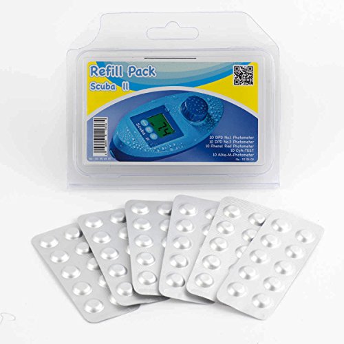 Refill Pack für PoolScan oder Scuba II - Kombipack mit 60 Tabletten von mediPOOL