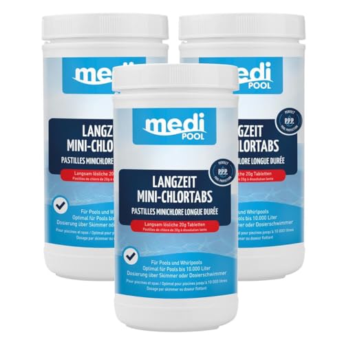 Medipool Langzeit MiniChlorTabs 20g, 3X 1 kg von Medipool
