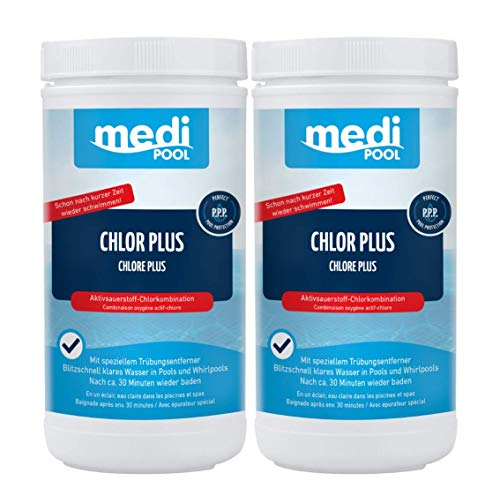 mediPOOL 513601MP Chlor Plus 2 x 1 kg von Medipool