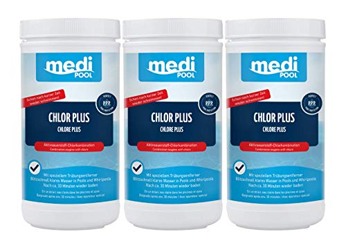 mediPOOL 513601MP Chlor Plus 3 x 1KG von Medipool