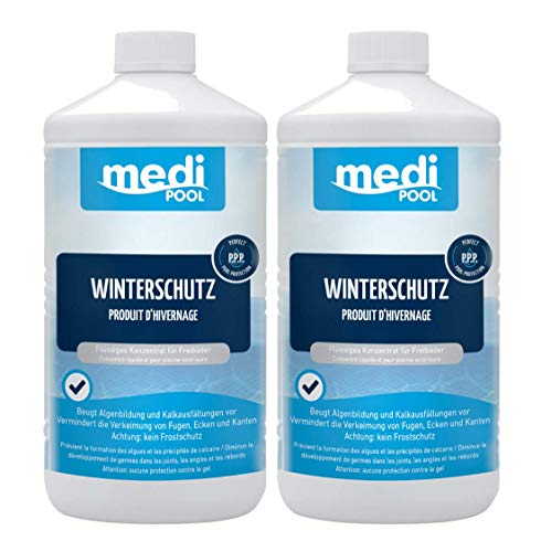 Medipool 2 x 702601MP Überwinterungsmittel, 2 x 1 Liter Flüssigkeit, Poolpflege-Winterschutz von Medipool