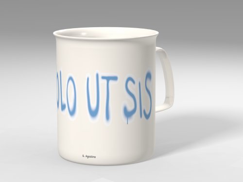 Meditathe Tasse S. Agostino "Volo ut sis" von Meditathe - Polo Sud