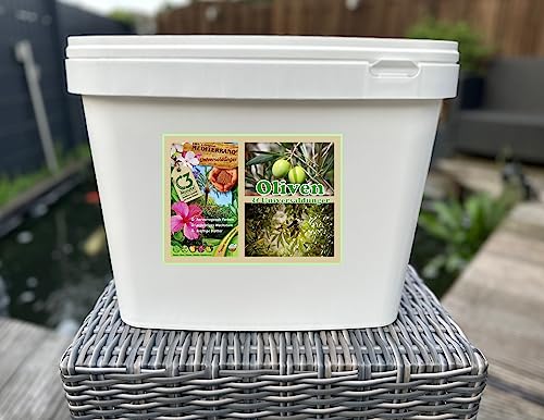 Mediterrano Olivenbaum-Dünger – Der beste Dünger für kräftige Olivenbäume, gesunde Blätter & reiche Ernte – Spezialdünger für Garten & Terrasse. 10 Kg von Mediterrano