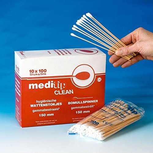 Meditip 05956482 Watteträger, 150 mm lang (1000-er Pack) von Servoprax