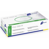 Meditrade® Einmalhandschuhe Vinyl 2000 PF L weiß von Meditrade®