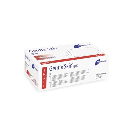 Gentle Skin Grip Latex Einmalhandschuhe, Untersuchungshandschuhe, Einweghandschuhe - unsteril, puderfrei 10x100 Stück (L) im Karton, Umkarton von Meditrade