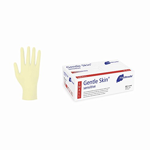 Latex-Handschuhe Gentle Skin Sensitive - puderfrei - unsteril - 1000 Einmalhandschuhe Gr.XS von Meditrade