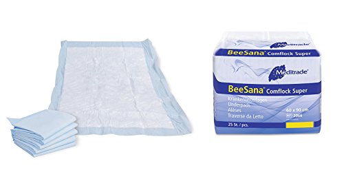 Meditrade 2065 Beesana Comflock Super Krankenunterlage, 60 cm Länge x 60 cm Breite (180-er pack) von Meditrade