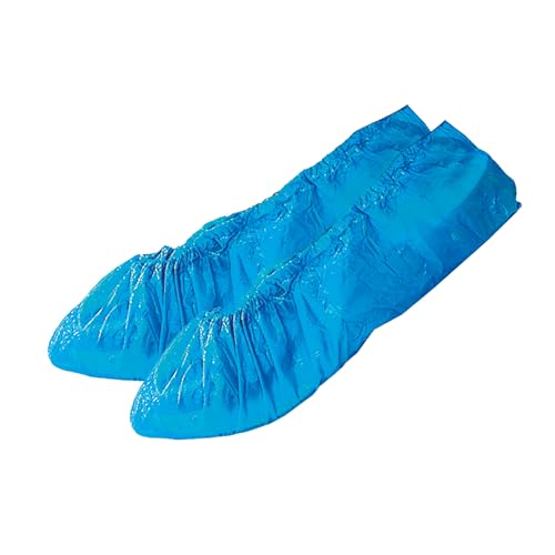 Meditrade 70-151 PE-Überziehschuhe, 41 cm Länge x 15 cm Höhe x 0,03 mm Dicke, Blau (100-er pack) von Meditrade