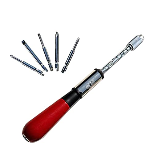 Halbautomatischer Schraubendreher-Druckholzhandschatchschraubentreiber mit austauschbarem Bit, halbautomatischer Schraubendreher Halbautomatischer Schraubendreher-Druckholzhandschatchschraubentreiber mit austauschbarem Bit, halbautomatischer Schraubendreher von Mednkoku