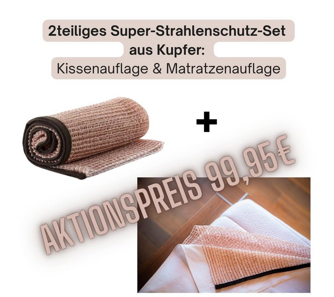 Matratzenschoner Vitalis Kupfer-Spar-Set Medosan, geeignet für Hausstauballergiker von Medosan