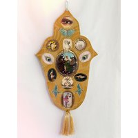 Gemini Wandbehang Altar Hexenaltar Ritualdekor Originales Handgefertigtes Textilkunstwerk Spiritueller Schrein Gemini Wandbehang Altar Hexenaltar Ritualdekor Originales Handgefertigtes Textilkunstwerk Spiritueller Schrein von MedullaTextiles