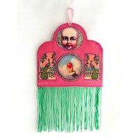 Pink Collection Textil-Talisman Hexenaltar Ritual-Dekor Original-Handgemachtes Textil-Kunstwerk Spiritueller Schrein von MedullaTextiles