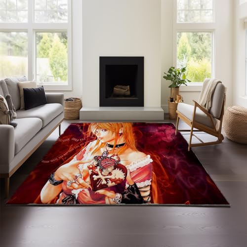 Dicker Kaschmir-Imitat-Teppich Im Death Note-Stil, Marokkanischer Wohn-/Schlafzimmer-Sofa-/Couchtisch-Decke, Ethno-Stil, Amerikanischer Landhaus-/Retro-Stil (DN 02,160x240 cm) von MeeTe
