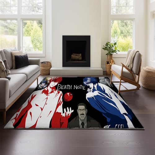 MeeTe Fußmatte „Death Note“ Für Den Haushalt, Staubabsorbierend, Schmutzabweisend, Für Eingangstüren, Eingangsmatten, Verandamatten, Fußmatten Für Den Außenbereich (DN 02,45x120cm) von MeeTe