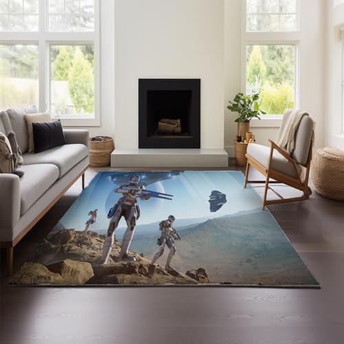 MeeTe Fußmatten Elite Dangerous Household Staubabsorbierende, Schmutzabweisende Fußmatte Für Eingangstüren, Eingangsteppiche, Verandamatten, Fußmatten Für Den Außenbereich (ED 03,80x120cm) von MeeTe